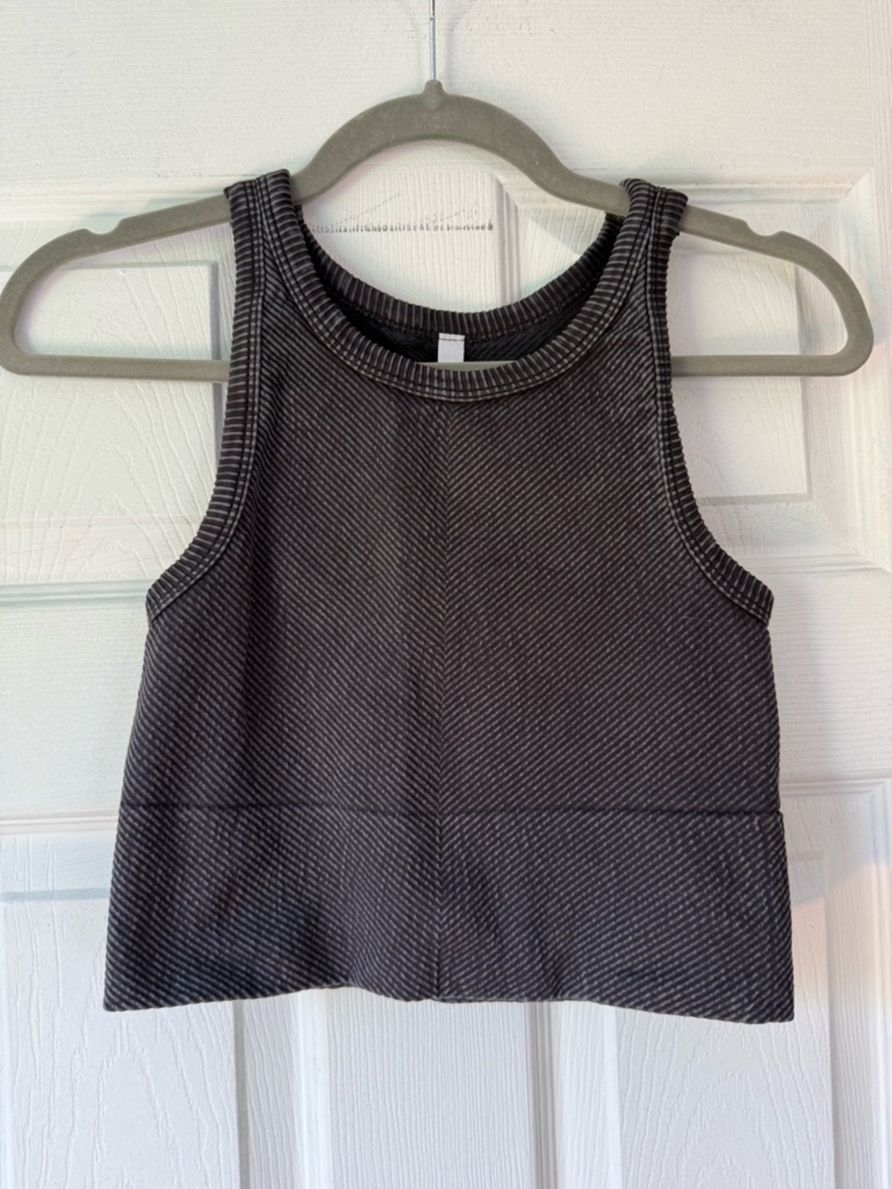 Nikibibi Women's Charcoal Ribbed Tank Top One Size